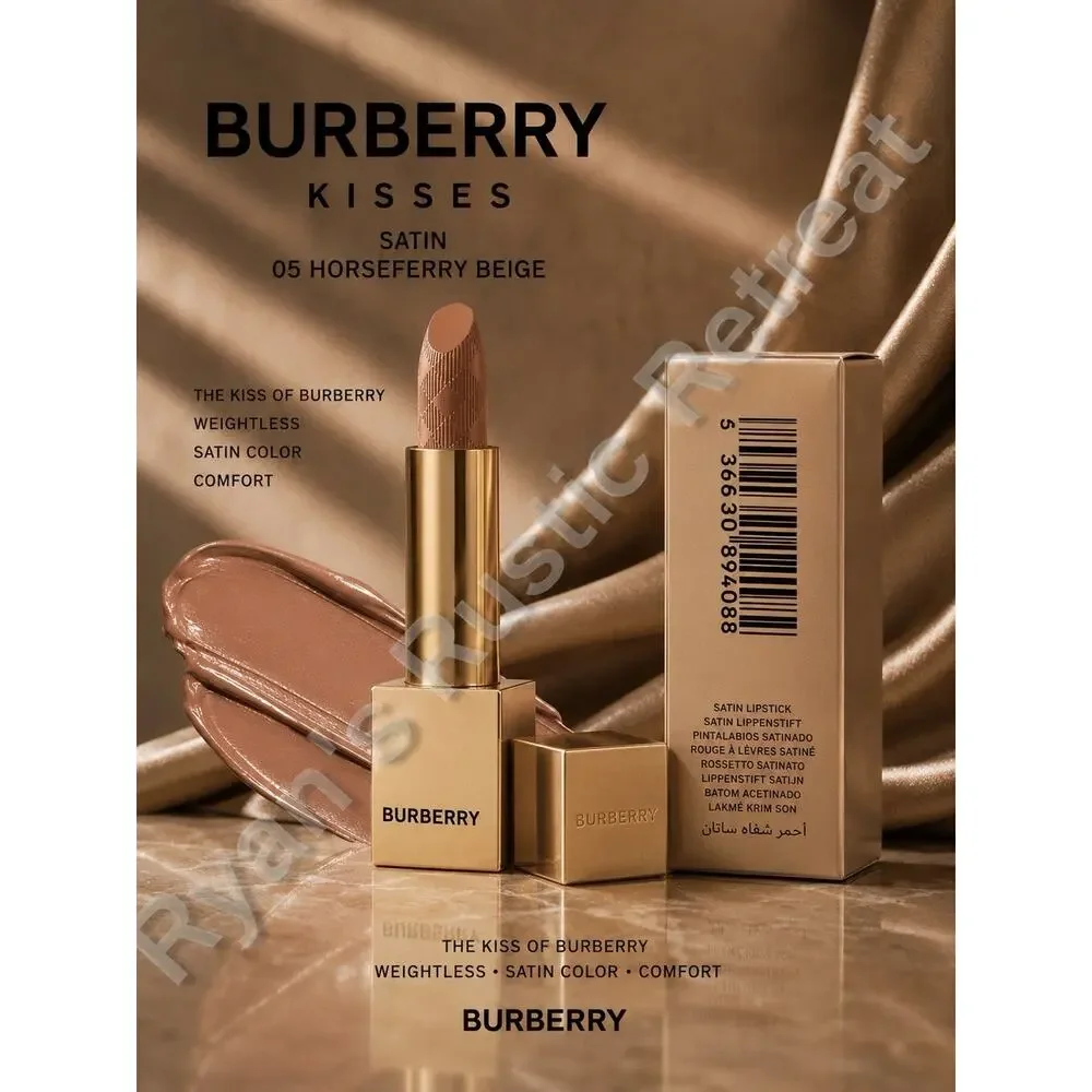 Burberry Horseferry Beige Lipstick 05 - Long Lasting Lip Color - New In Box 3.3g